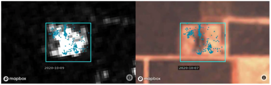 FracScape image using SAR